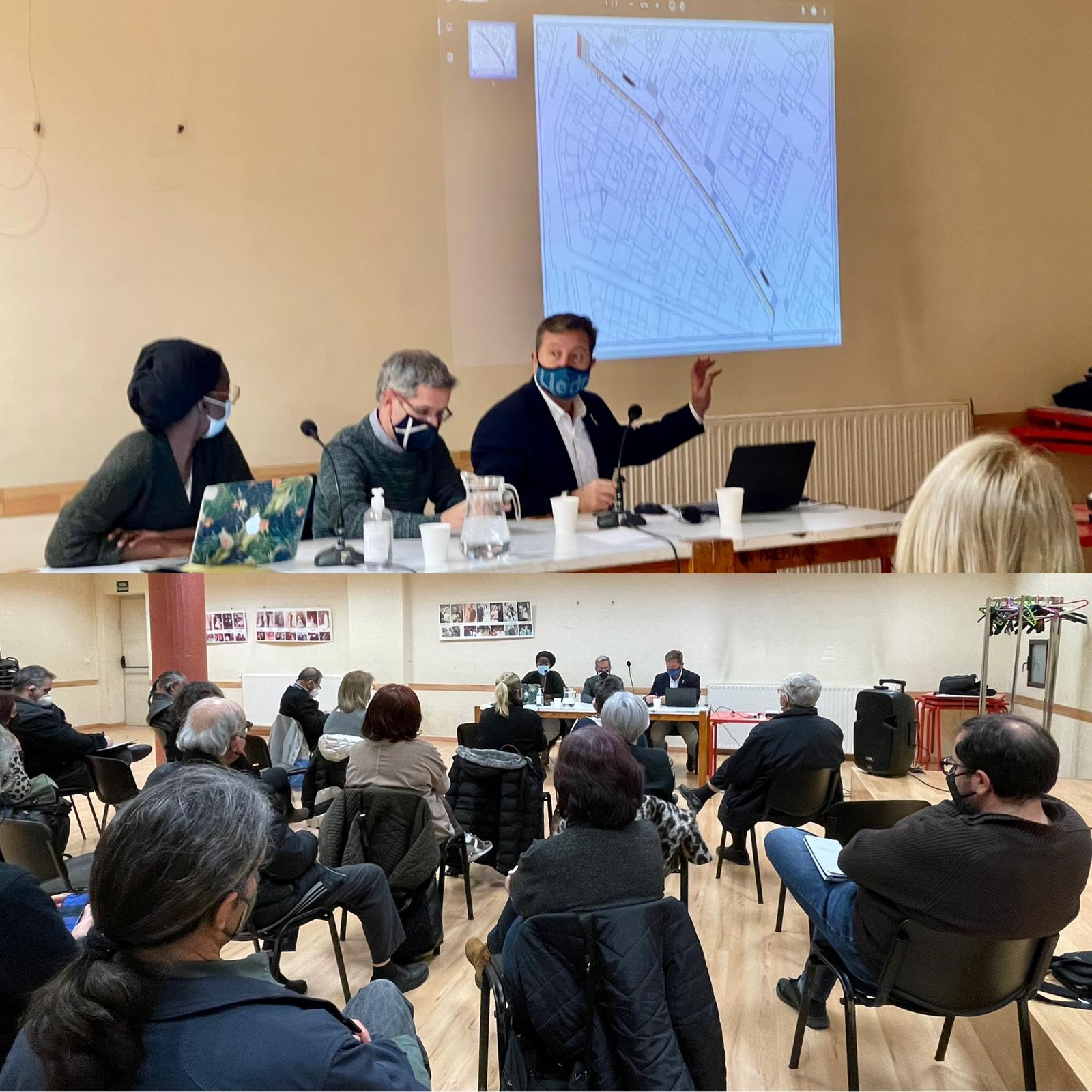 Reunió monogràfica per a informar del projecte de pacificació de l'últim tram del carrer Hostal de la zona de la Bordeta